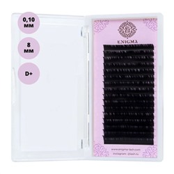 Enigma Ресницы на ленте 16 линий 8 мм, D+, 0,10 мм, черный 11730
