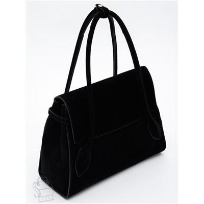 Сумка женская кожаная 2424YF black Polina&Eiterou