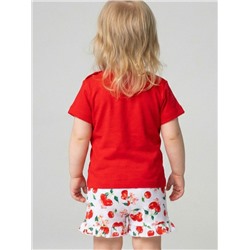 Джемпер детский трикотажный для девочек (футболка), 2 шт в комплекте