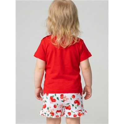 Джемпер детский трикотажный для девочек (футболка), 2 шт в комплекте