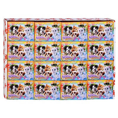 Пазлы 35 "Котята и щенки"