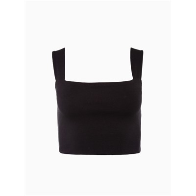 Топ женский MINAKU: Basic line, чёрный, размер 42