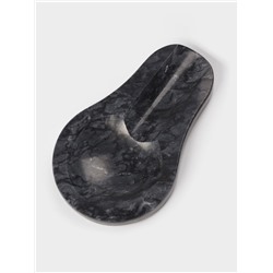 Подставка под ложку Magistro Marble, мрамор, чёрная