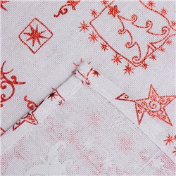 Скатерть новогодняя «Этель. Новогодняя», 100×140±5 см, 80% п/э, 20% лён, 120 г/м²
