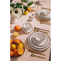 Салатник Magistro Alpine Frost, 600 мл, 18.8×5.1 см, фарфор, белый