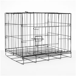 УЦЕНКА Клетка для собак 70×50×60 см, чёрная