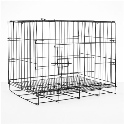 УЦЕНКА Клетка для собак 70×50×60 см, чёрная