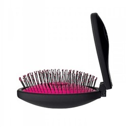 Wet Brush Расчёска массажная складная BWP824PINK Pop Fold Pink, черно-розовый 19067