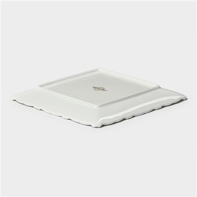 Тарелка фарфоровая пирожковая Magistro Kingdom, 15.2×1.6 см