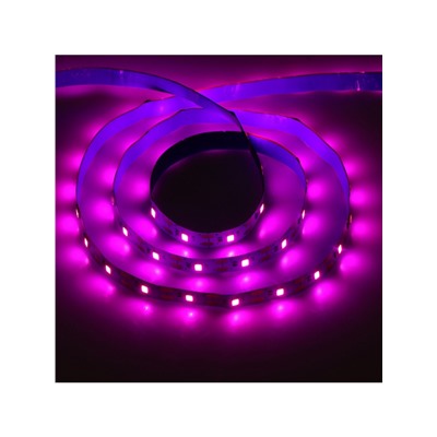 Фитолента для растений Luazon Lighting, светодиодная, 6.2 Вт, 1 м, IP20, 5 В, 60 LED/м, диммер, USB, SMD5050, мультиспектральная