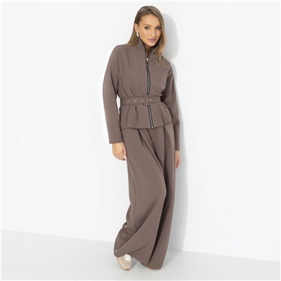 Брючный костюм комфортный, Так выглядит уверенность (2 в 1, с поясом)