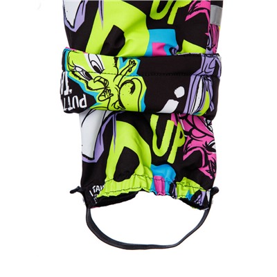 Комплект текстильный с полиуретановым покрытием для девочек: куртка, полукомбинезон