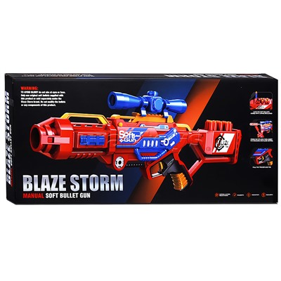 Бластер "Нападение" с мягкими пулями, в коробке