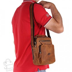 Сумка мужская кожаная 35702Z v.brown Zinimsk в Новосибирске