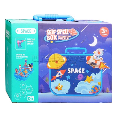 Конструктор "Космическая станция" (298 дет.) в коробке