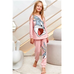 Пижама д/дев Juno AW21GJ540 Looney Tunes розовый