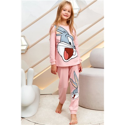 Пижама д/дев Juno AW21GJ540 Looney Tunes розовый