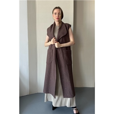 Жилет  LAMB079/01/Кофейный