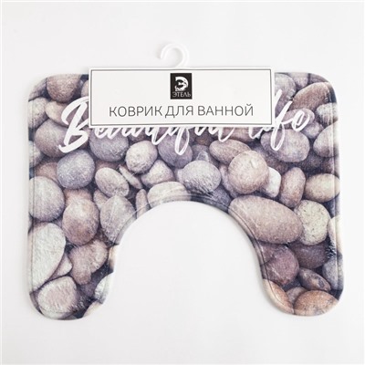 Коврик для ванной Этель Beautiful life, 50×40 см, велюр
