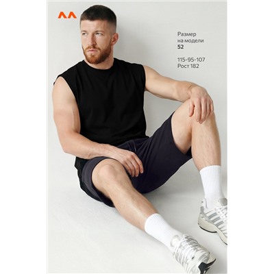 Мужская футболка оверсайз без рукавов Happyfox