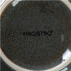 Набор кружек Magistro Fog, 350 мл, 2 шт., фарфор, зелёный