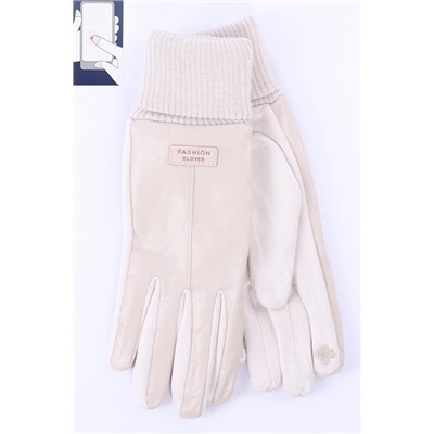 Перчатки жен. Снег 02 иск.кожа/сенсор