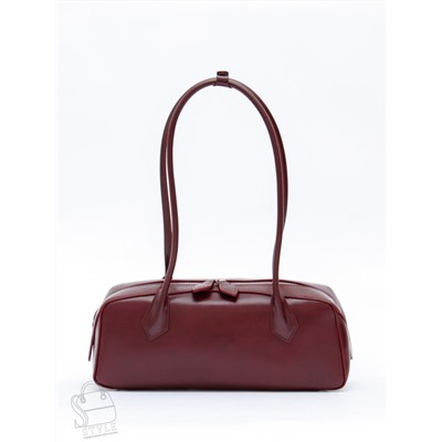 Сумка женская кожаная 6003LP burgundy Polina&Eiterou