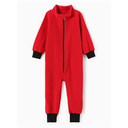 Комбинезон детский, красный, рост 104 см