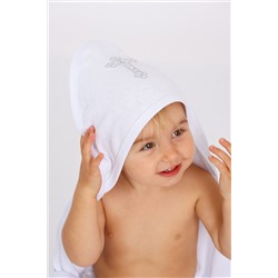Пеленка крестильная махровая с капюшоном арт. КРМК