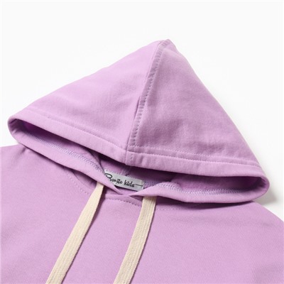 Толстовка для девочек НАЧЕС, цвет сиреневый, рост 152