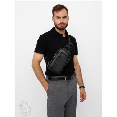 Рюкзак мужской кожаный 1102H black Heanbag