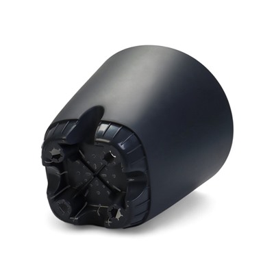 Горшок для цветов «Гранд», 15 л, d=29.5 см, h=31 см, пластиковый, с прикорневым поливом, графитовый