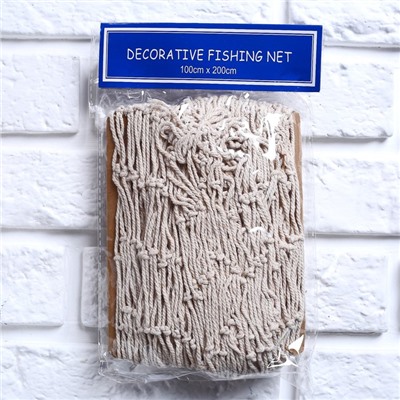 Декоративная сетка настенная «Белая», 100×200 см