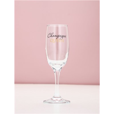 Подарочный набор GRL Power, гель для душа и бокал для шампанского, Чистое Счастье