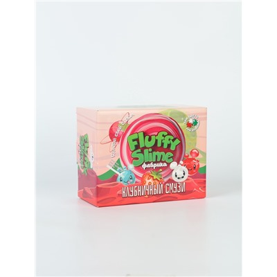 УЦЕНКА Флаффи слайм-фабрика «Клубничный смузи» 3 слайма 3 цвета 868