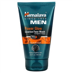 Himalaya, Men, Power Glow, Licorice Face Wash, 3.4 fl oz (100 ml)