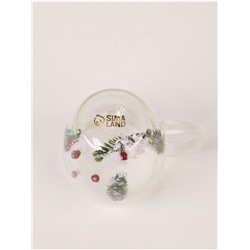 Кружка новогодняя с двойными стенками «Мечтай этой зимой», 350 мл