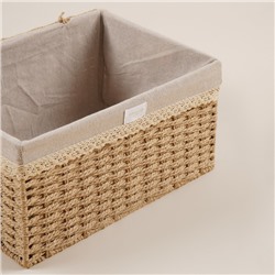 Корзина для хранения SL Home, плетёная, ручной работы, 30×20×15.5 см