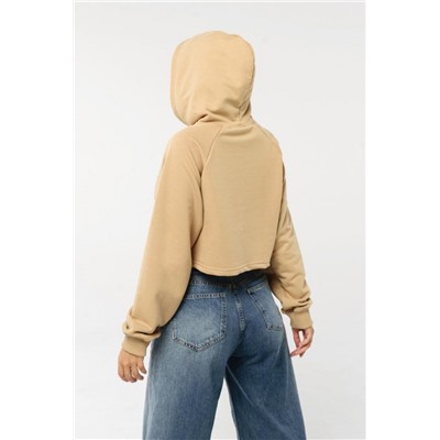 Свитшот 2 оверсайз короткий (Кэмел)