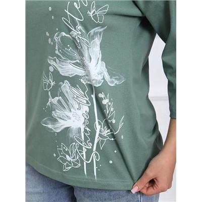 Футболка "Амели" (Хаки)