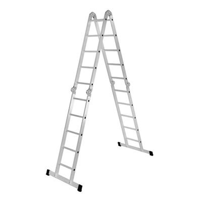 Лестница-трансформер ТУНДРА, алюминиевая, 4×5 ступени
