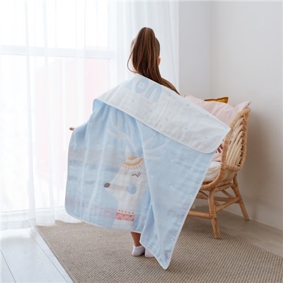 Полотенце детское Крошка Я «Magic» 95×100±5 см, цвет голубой, 100% хлопок, 280 г/м²