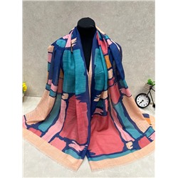 Легкий платок на голову и шею, мультицвет