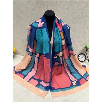 Легкий платок на голову и шею, мультицвет