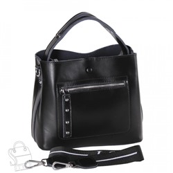 Сумка женская кожаная 8702NN black Natale Navetta