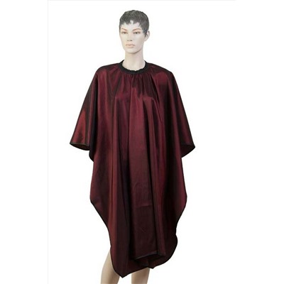 Dewal Пеньюар для стрижки «Глянец» AA04Red, 128 х 146 см, красный KRISTALLER, 1106376