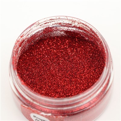 Блёстки пищевые КондиМир крупной фракции, красные, 10 г