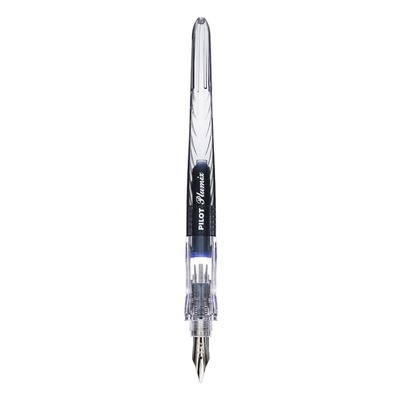 Ручка перьевая Pilot PLUMIX NEON, узел 0.58 мм, чёрный корпус