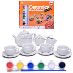 Набор творческая мастерская "Раскрась посудку" в коробке