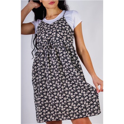 Сарафан с кокеткой+Футболка арт. 8686 НАТАЛИ, 1113943